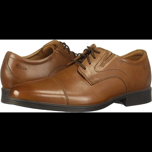 Clarks Other - Clarks Mens Dress Shoes New In Box Whiddon Oxford Polished Leather